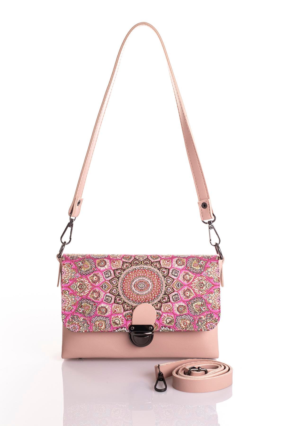 Mottif İstanbul  Otantik Dokuma  Kadın Omuz Çanta 1036.17