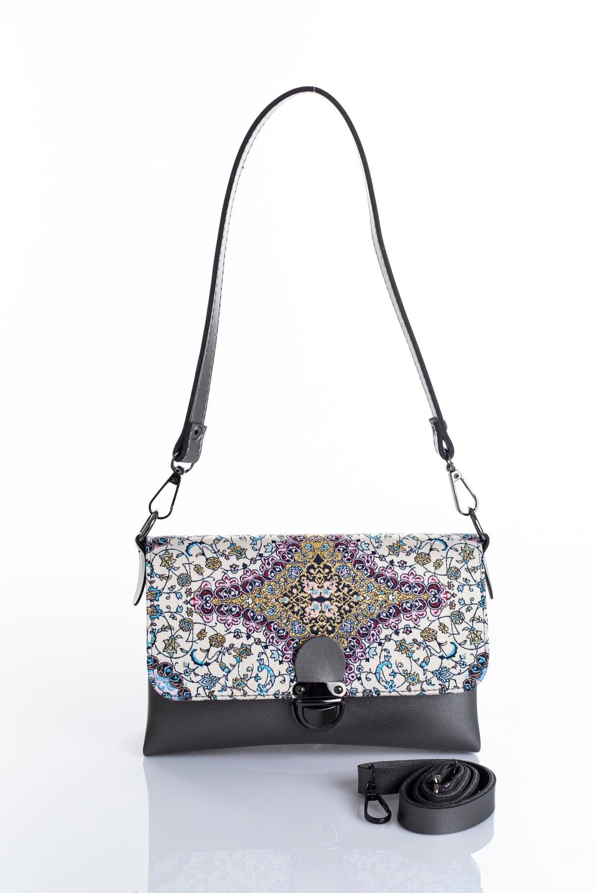 Mottif İstanbul  Otantik Dokuma  Kadın Omuz Çanta 1036.04