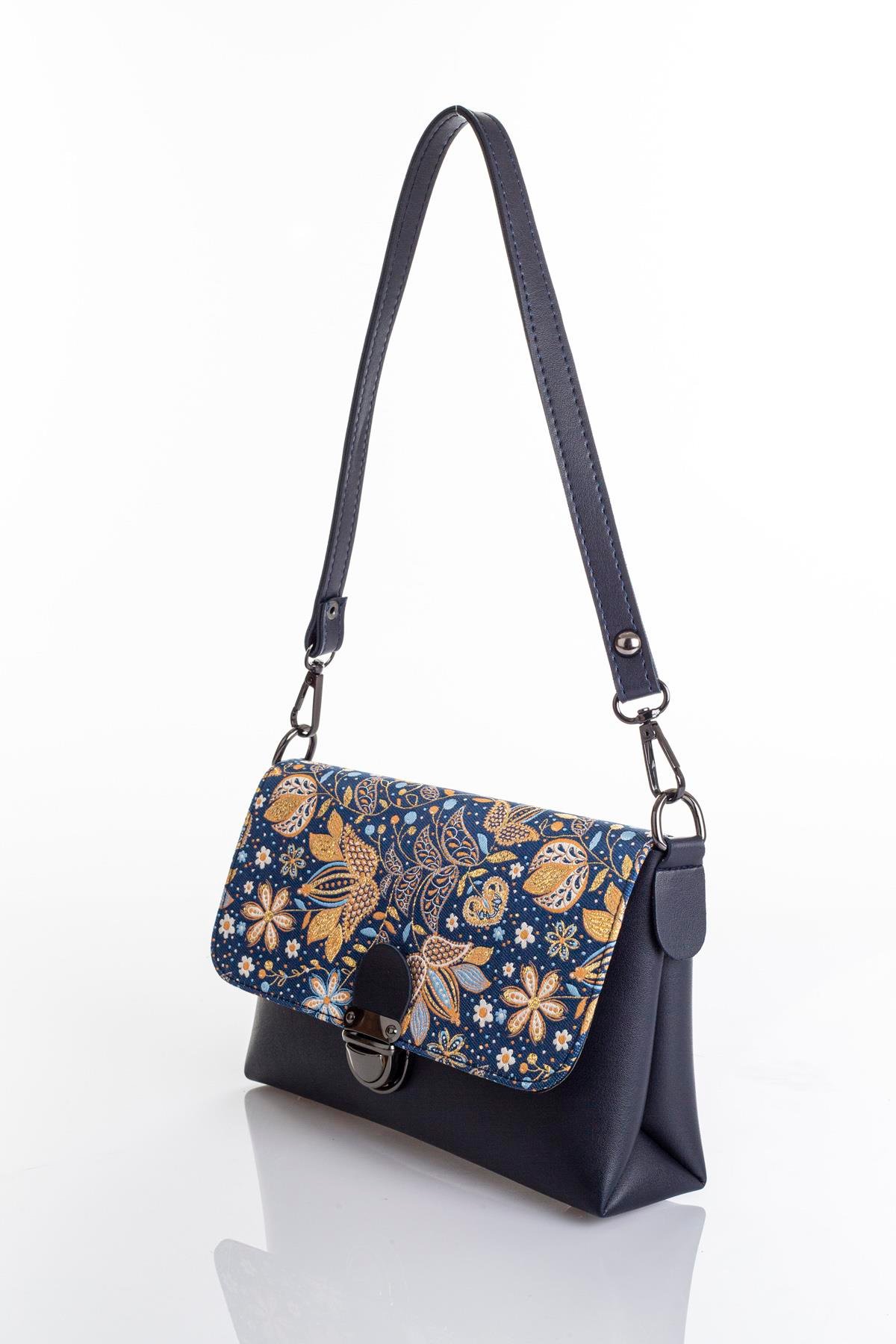 Mottif İstanbul  Otantik Dokuma  Kadın Omuz Çanta 1036.19