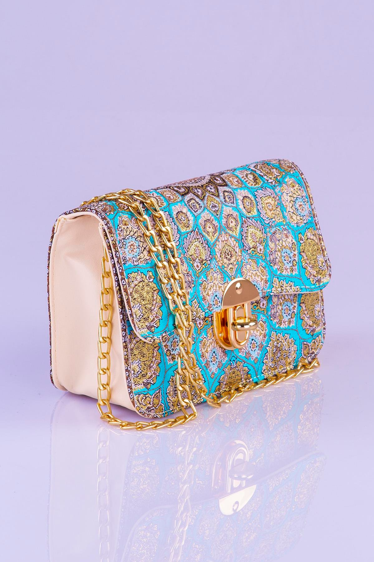 Mottif İstanbul  Otantik Dokuma  Kadın Omuz Çanta 1049.05