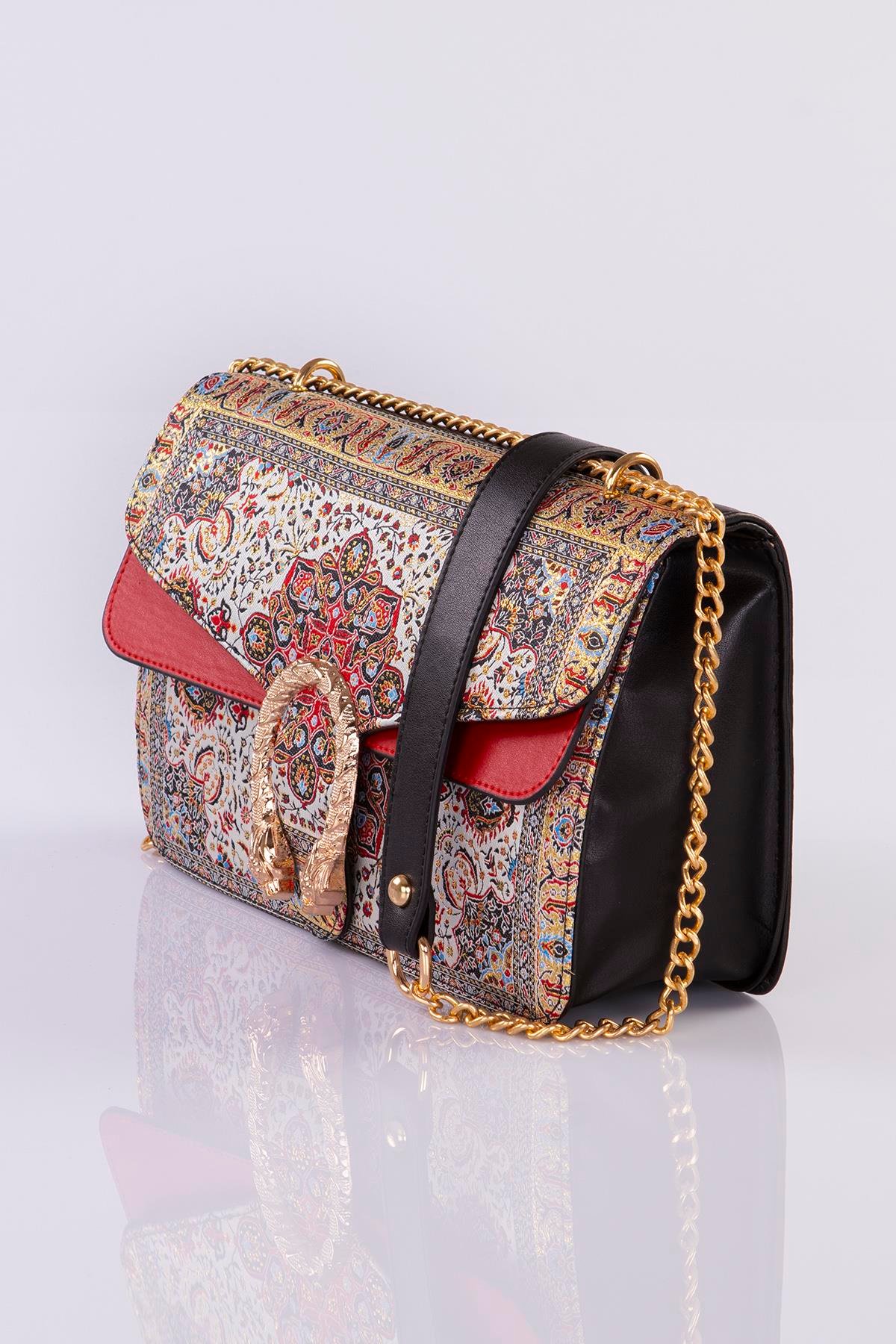 Mottif İstanbul  Otantik Dokuma Kadın Omuz Çanta 1021.11