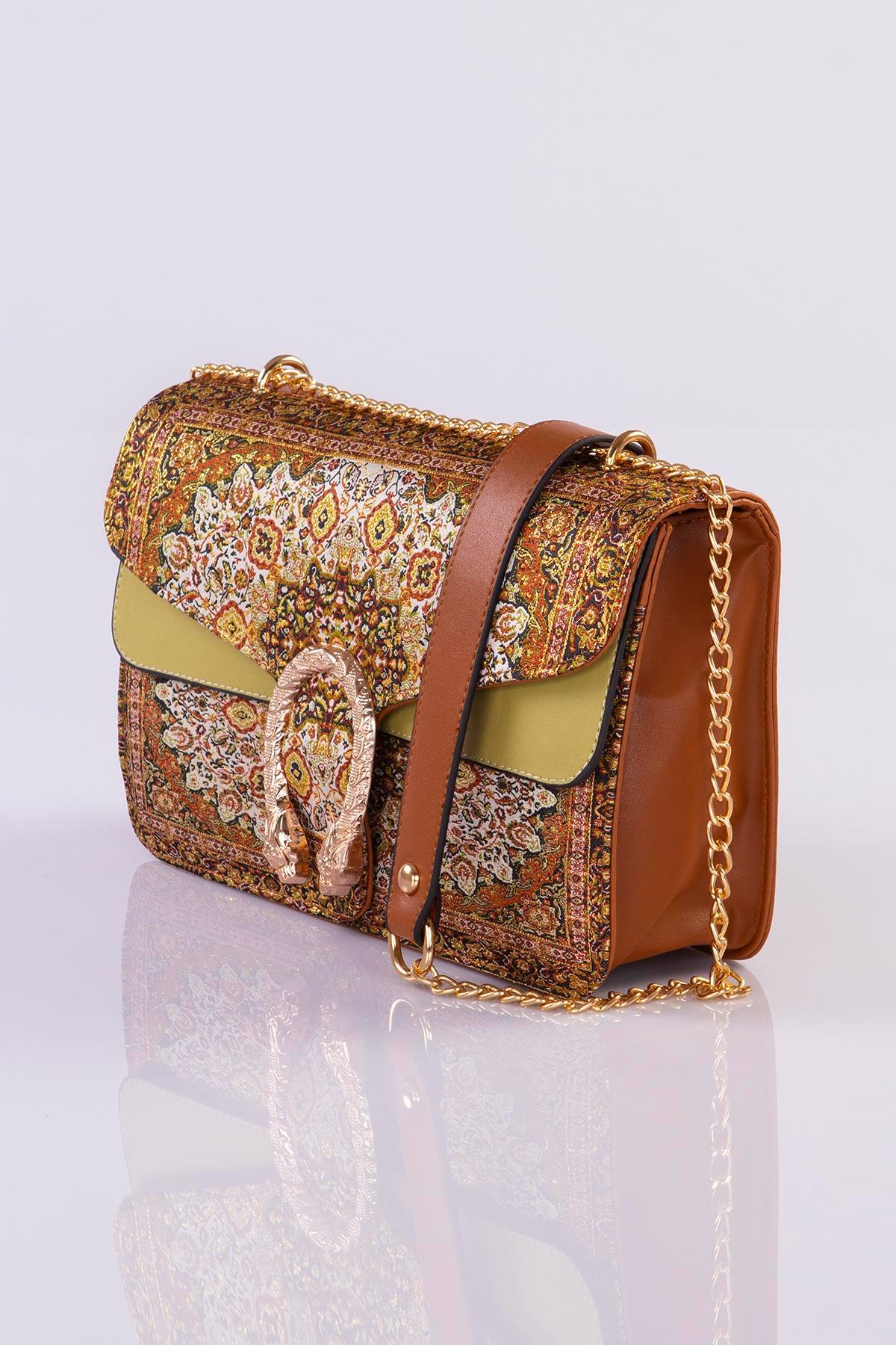 Mottif İstanbul  Otantik Dokuma Kadın Omuz Çanta 1021.06