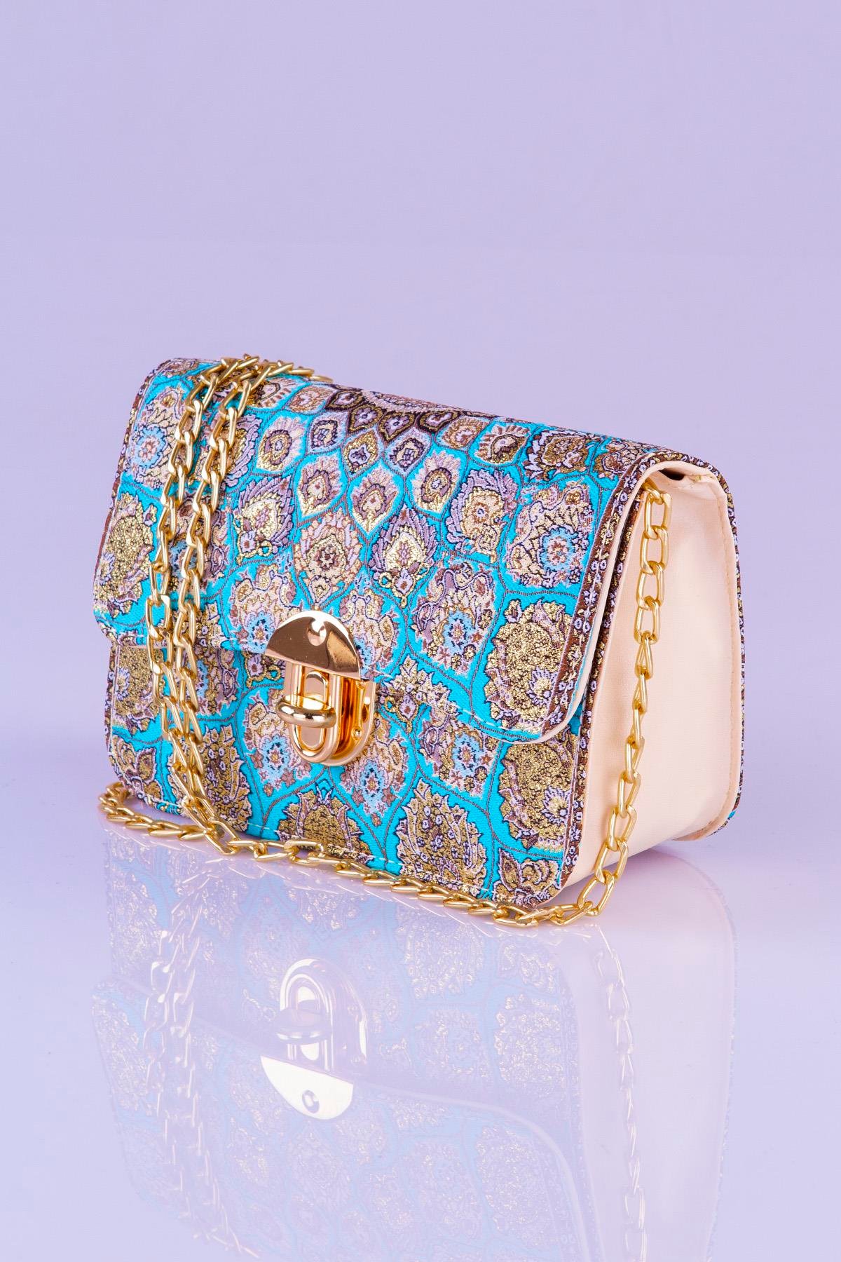 Mottif İstanbul  Otantik Dokuma  Kadın Omuz Çanta 1049.05