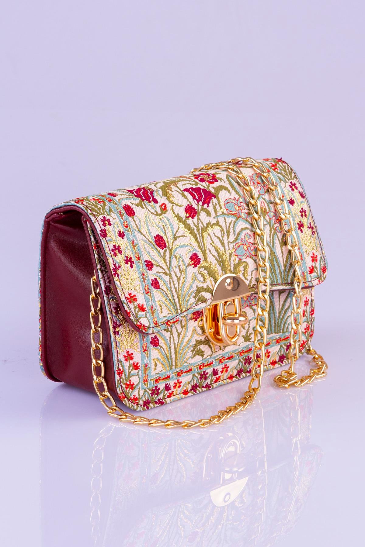 Mottif İstanbul  Otantik Dokuma  Kadın Omuz Çanta 1049.16