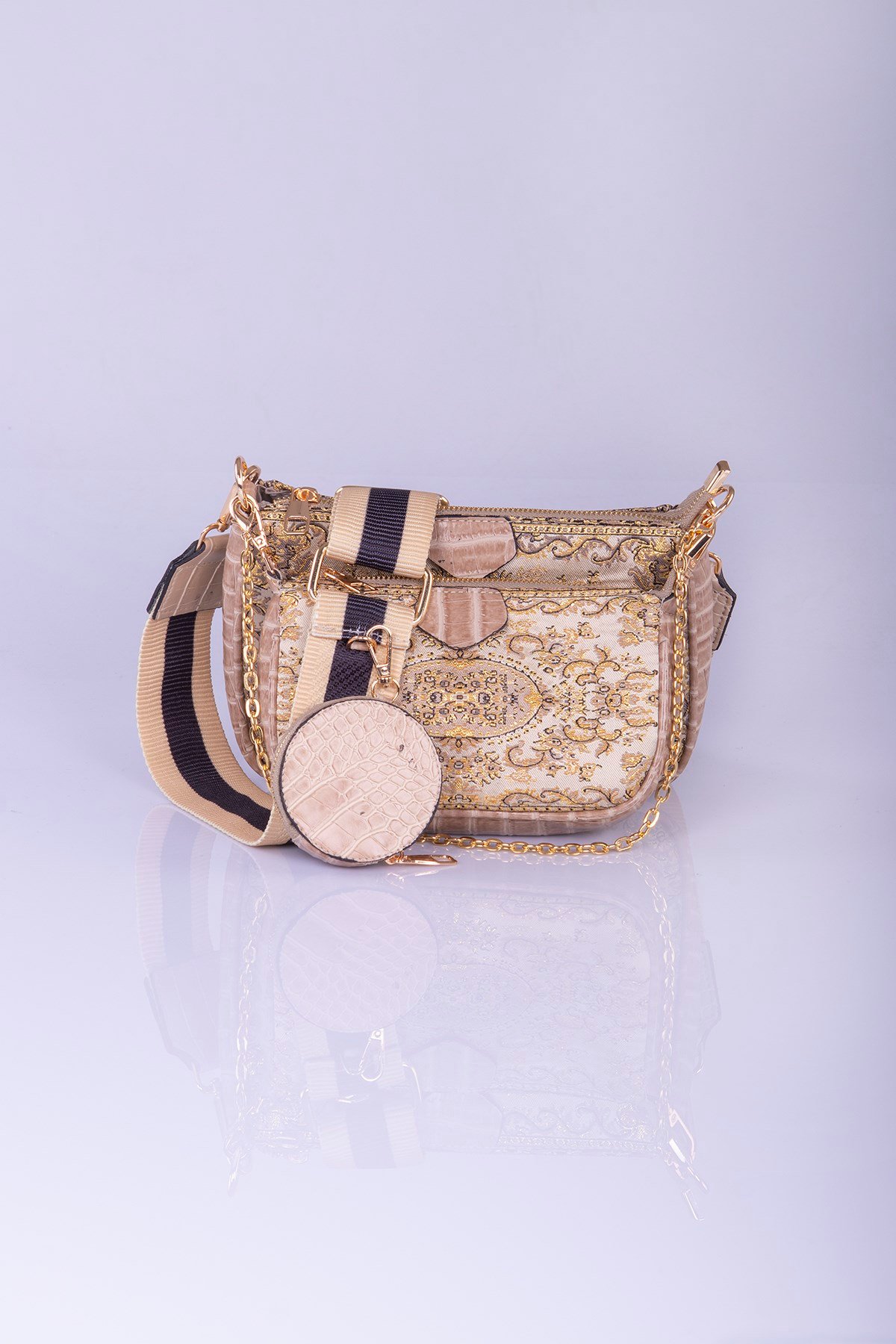 Mottif  İstanbul  Otantik Dokuma Kadın Omuz Çanta 1060.13