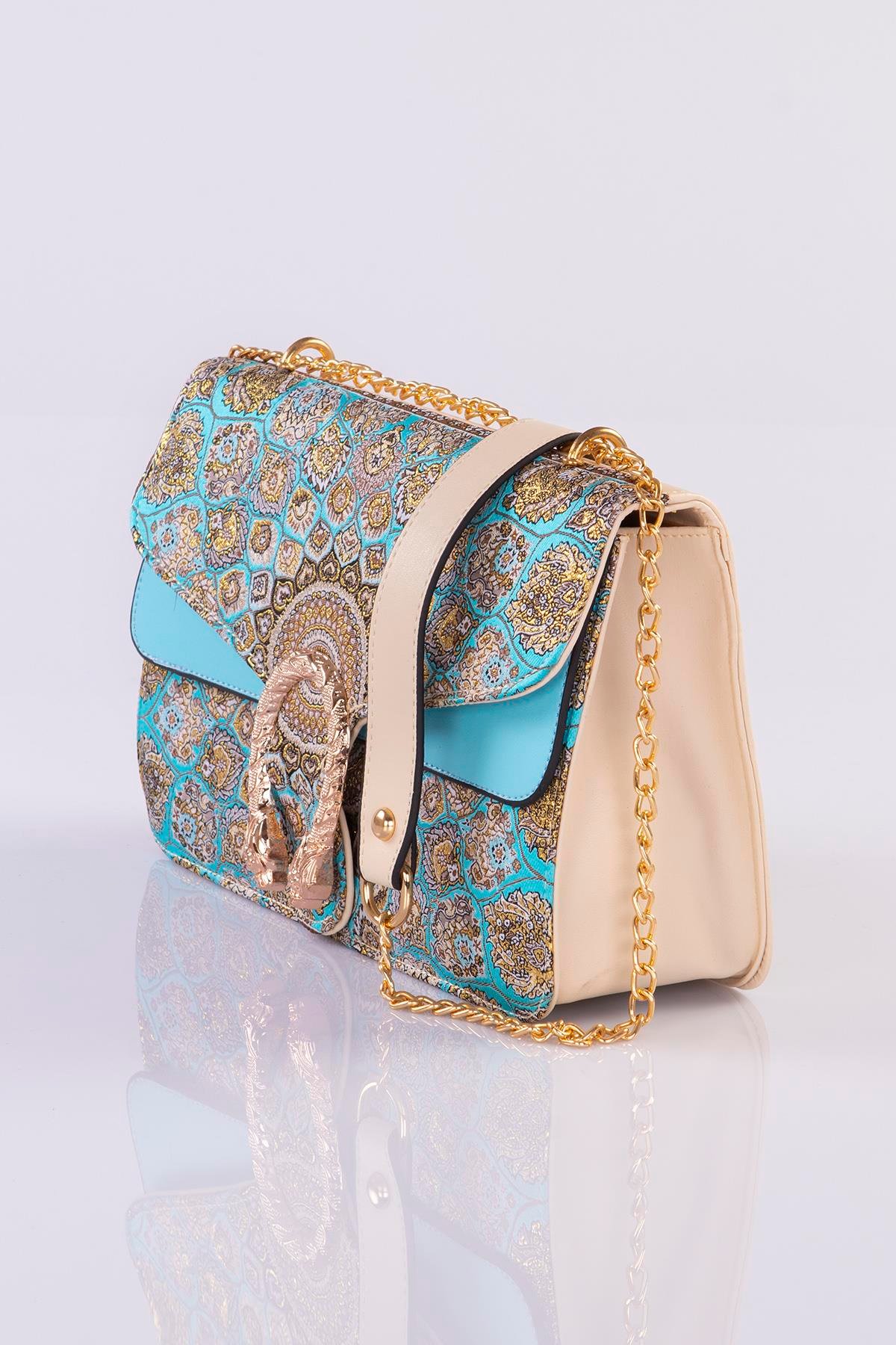 Mottif İstanbul  Otantik Dokuma Kadın Omuz Çanta 1021.05