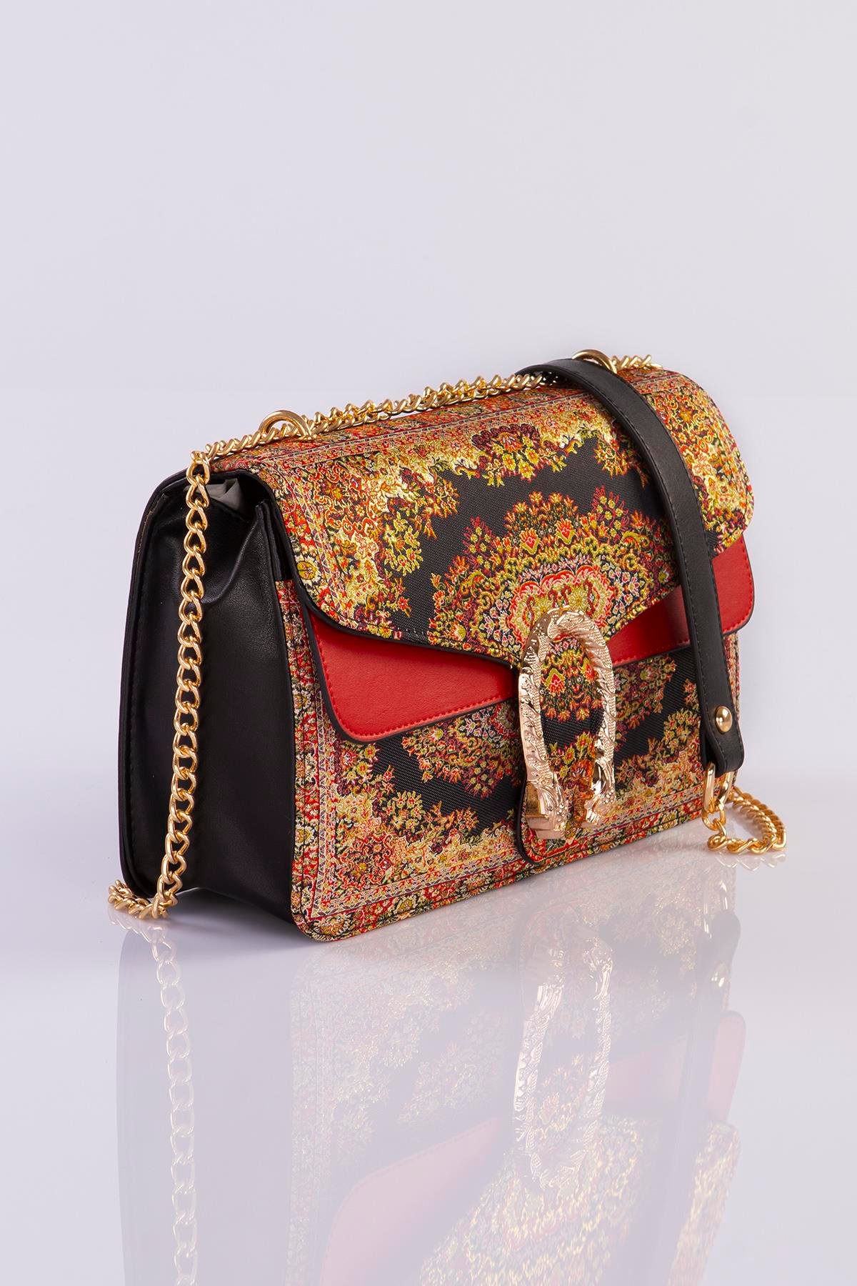 Mottif İstanbul  Otantik Dokuma Kadın Omuz Çanta 1021.10