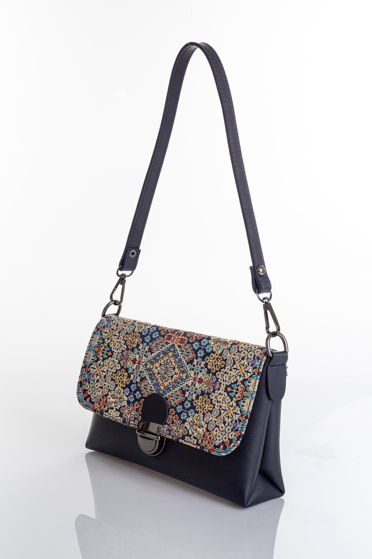 Mottif İstanbul  Otantik Dokuma  Kadın Omuz Çanta 1036.18