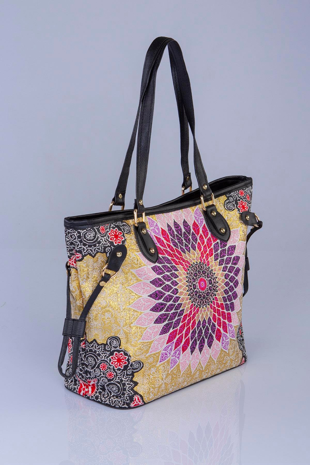 Mottif İstanbul Otantik Dokuma  Kadın Omuz Çanta 1025.15