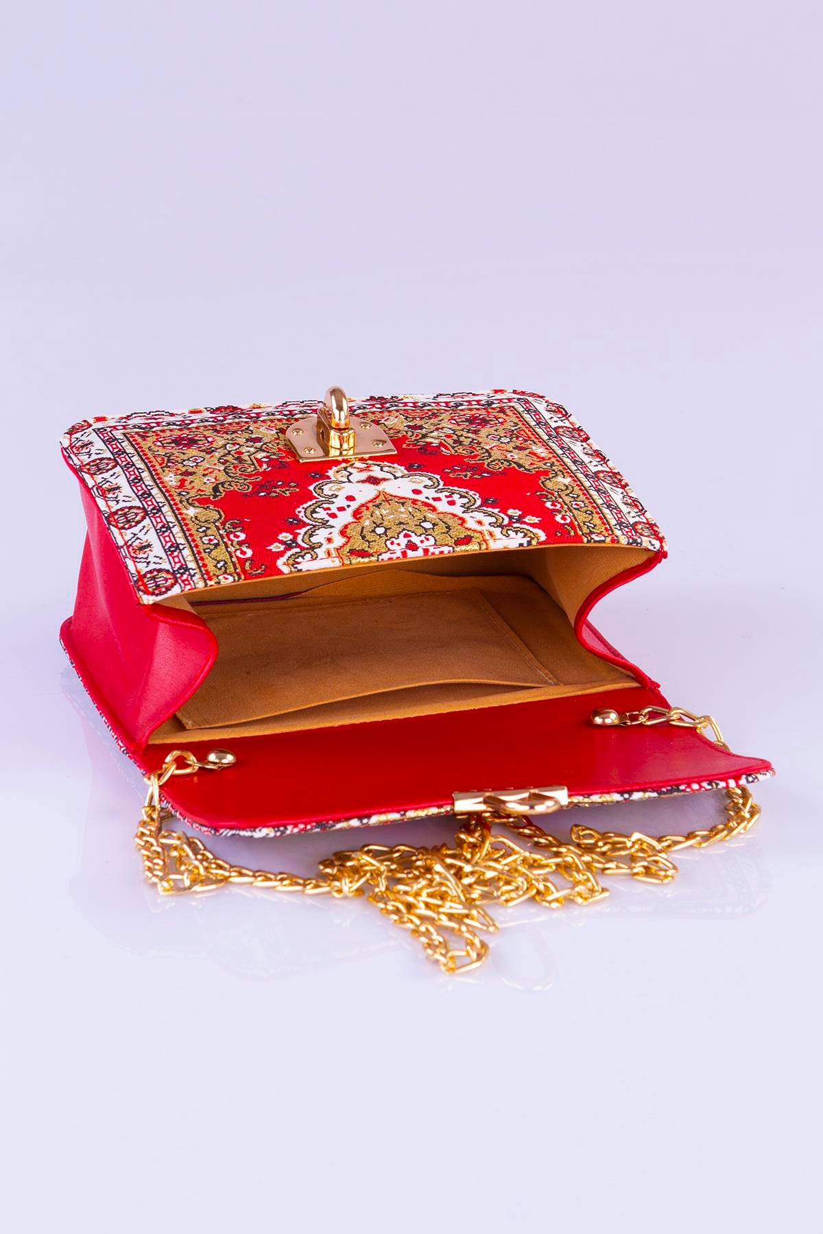 Mottif İstanbul  Otantik Dokuma  Kadın Omuz Çanta 1049.20