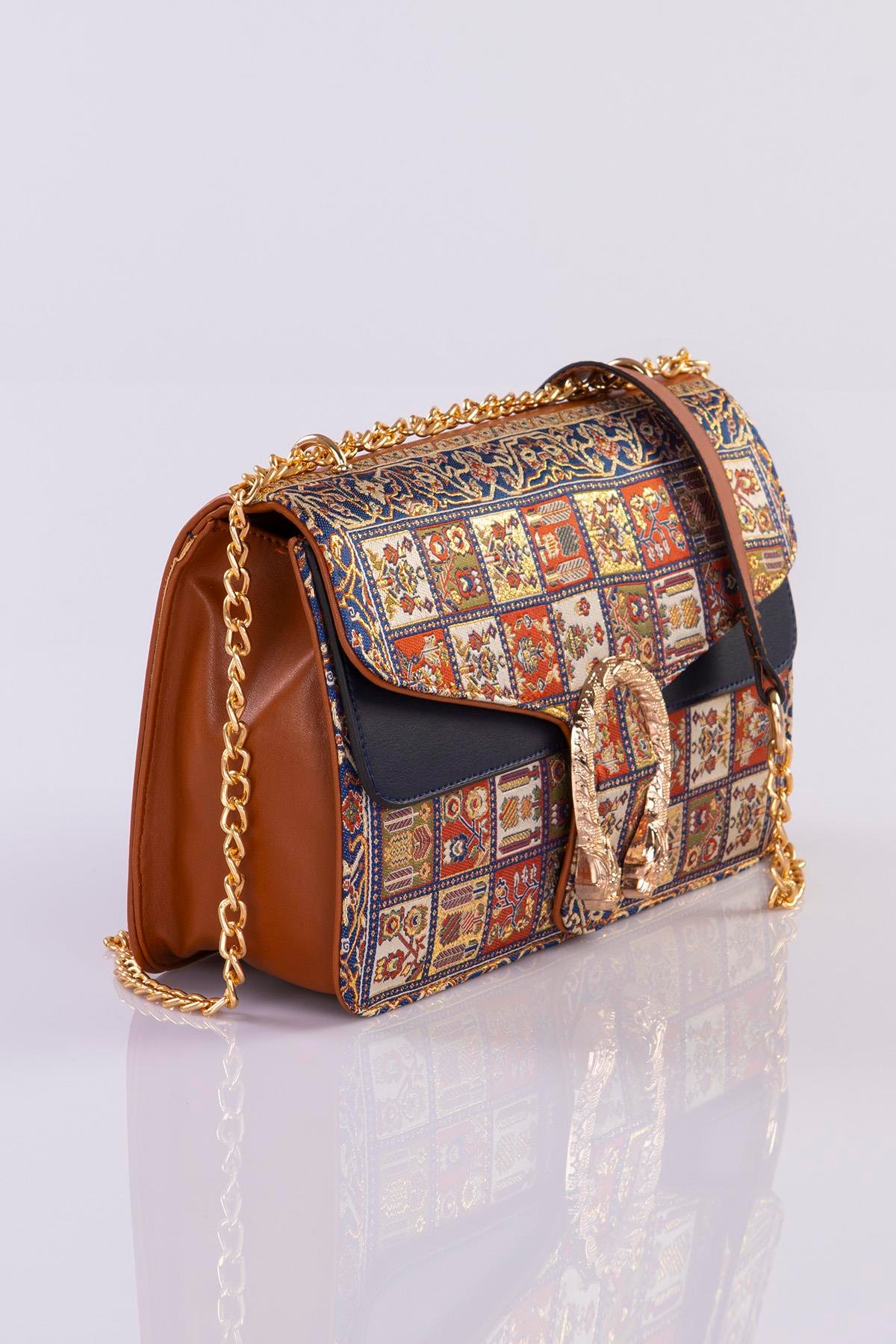 Mottif İstanbul  Otantik Dokuma Kadın Omuz Çanta 1021.22