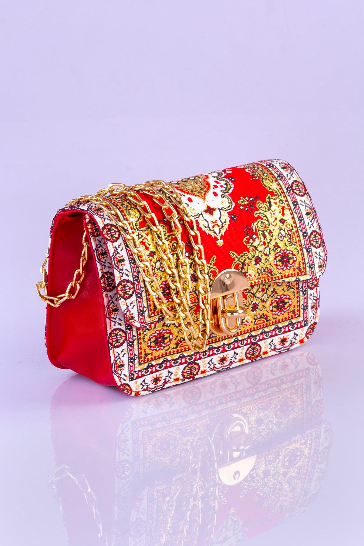 Mottif İstanbul  Otantik Dokuma  Kadın Omuz Çanta 1049.20