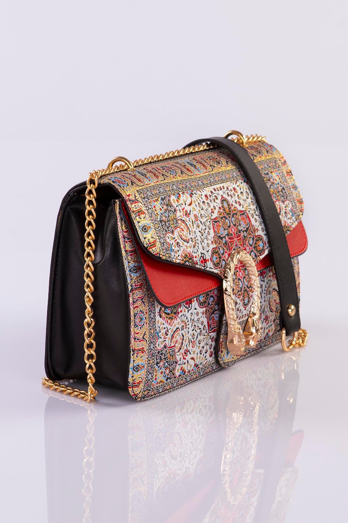 Mottif İstanbul  Otantik Dokuma Kadın Omuz Çanta 1021.11