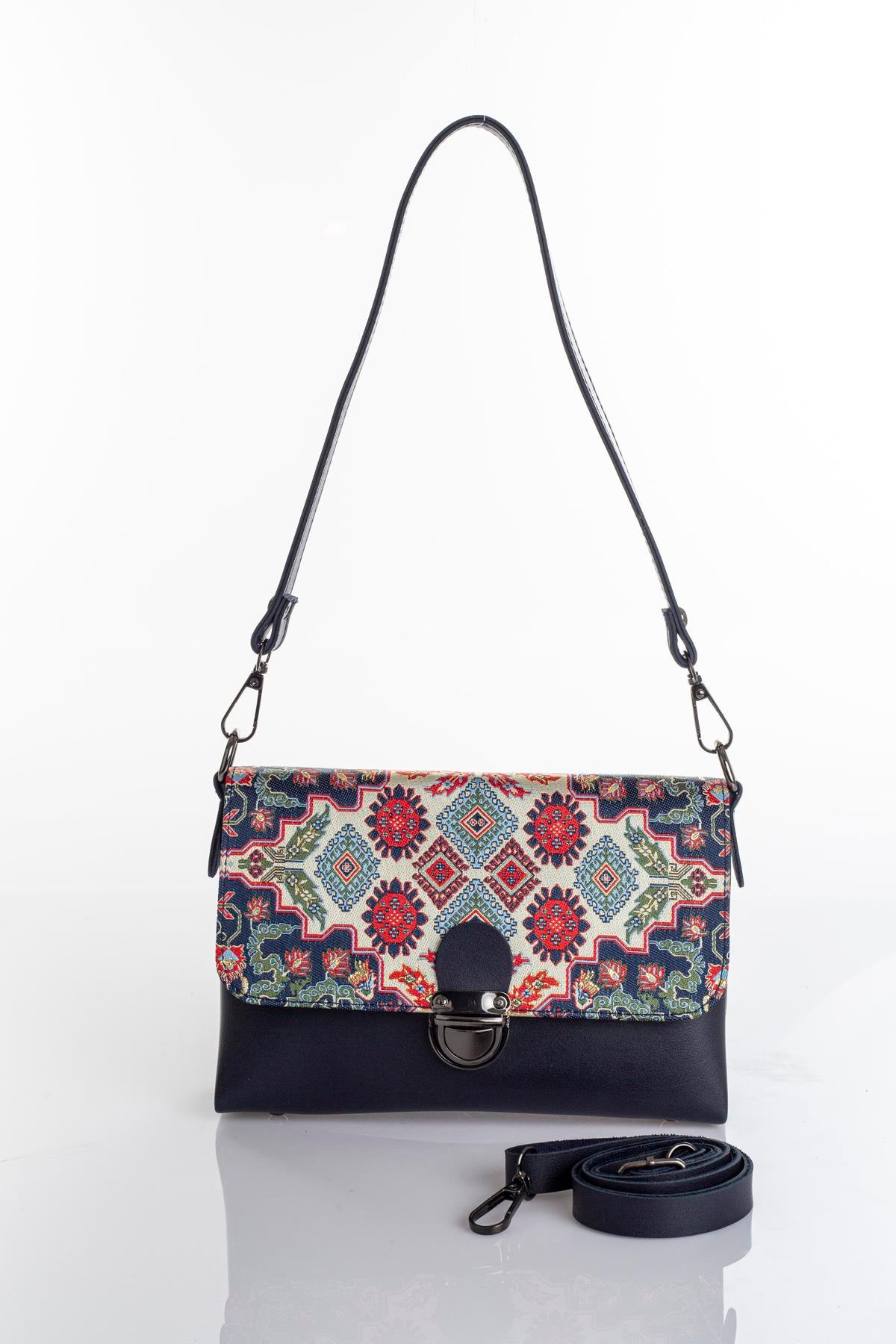 Mottif İstanbul  Otantik Dokuma  Kadın Omuz Çanta 1036.08