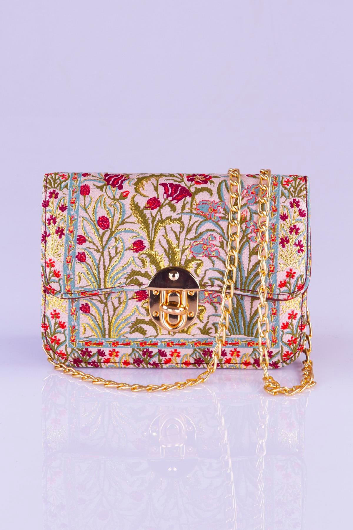 Mottif İstanbul  Otantik Dokuma  Kadın Omuz Çanta 1049.16