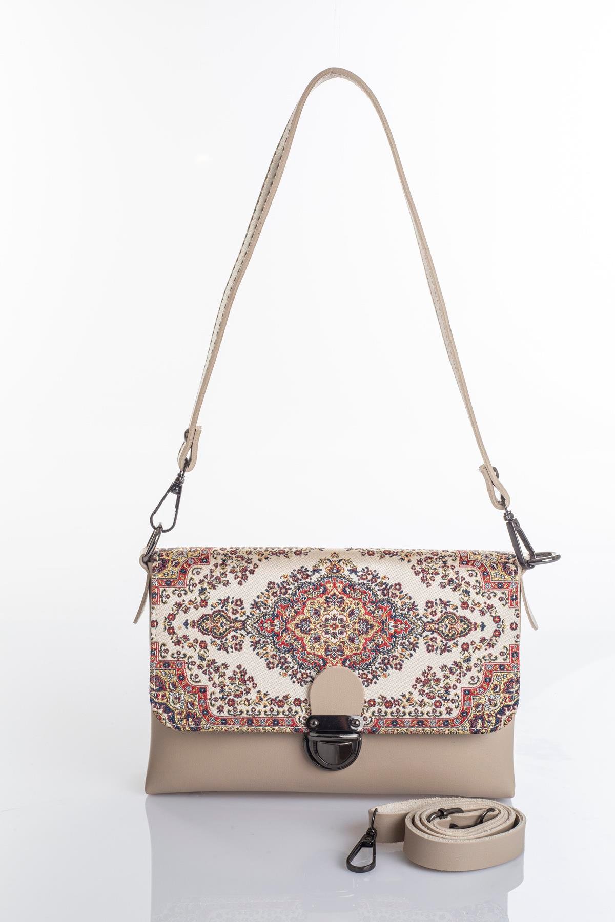 Mottif İstanbul  Otantik Dokuma  Kadın Omuz Çanta 1036.03