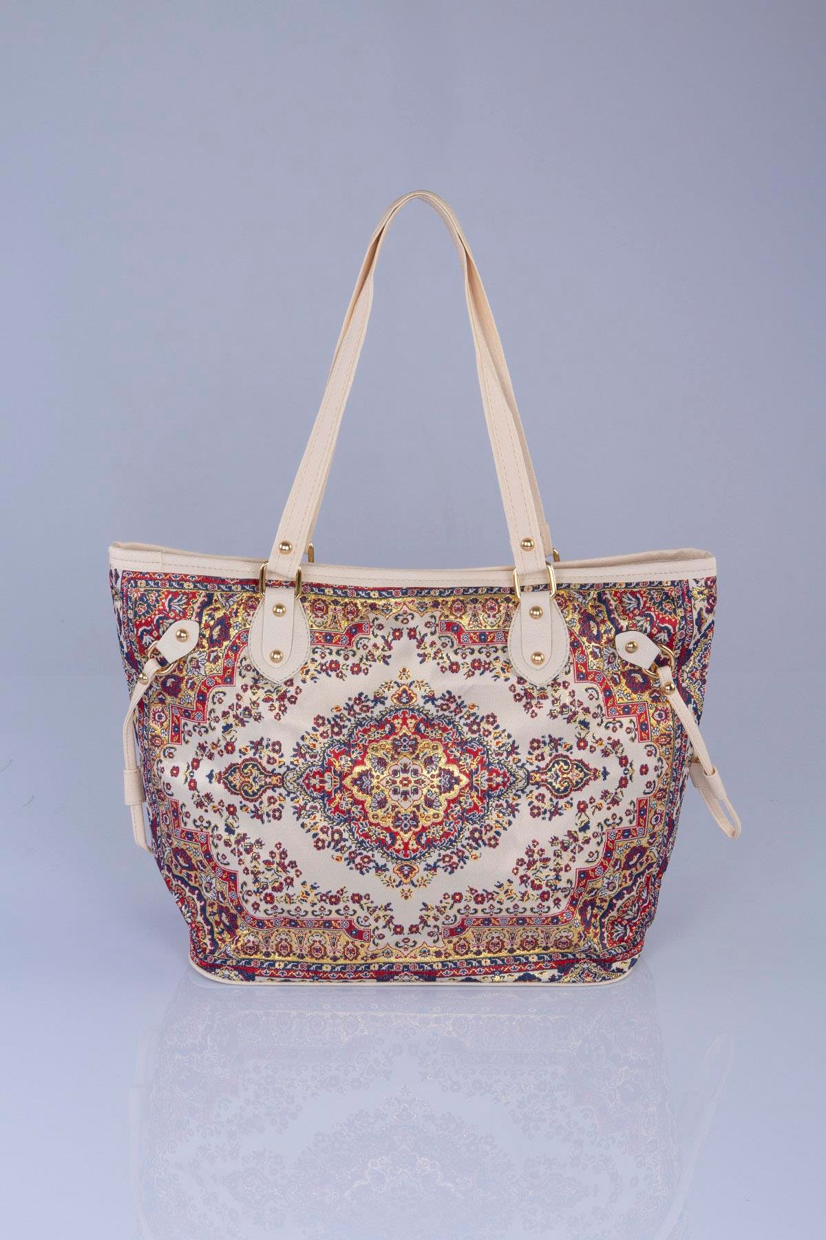 Mottif İstanbul Otantik Dokuma  Kadın Omuz Çanta 1025.03