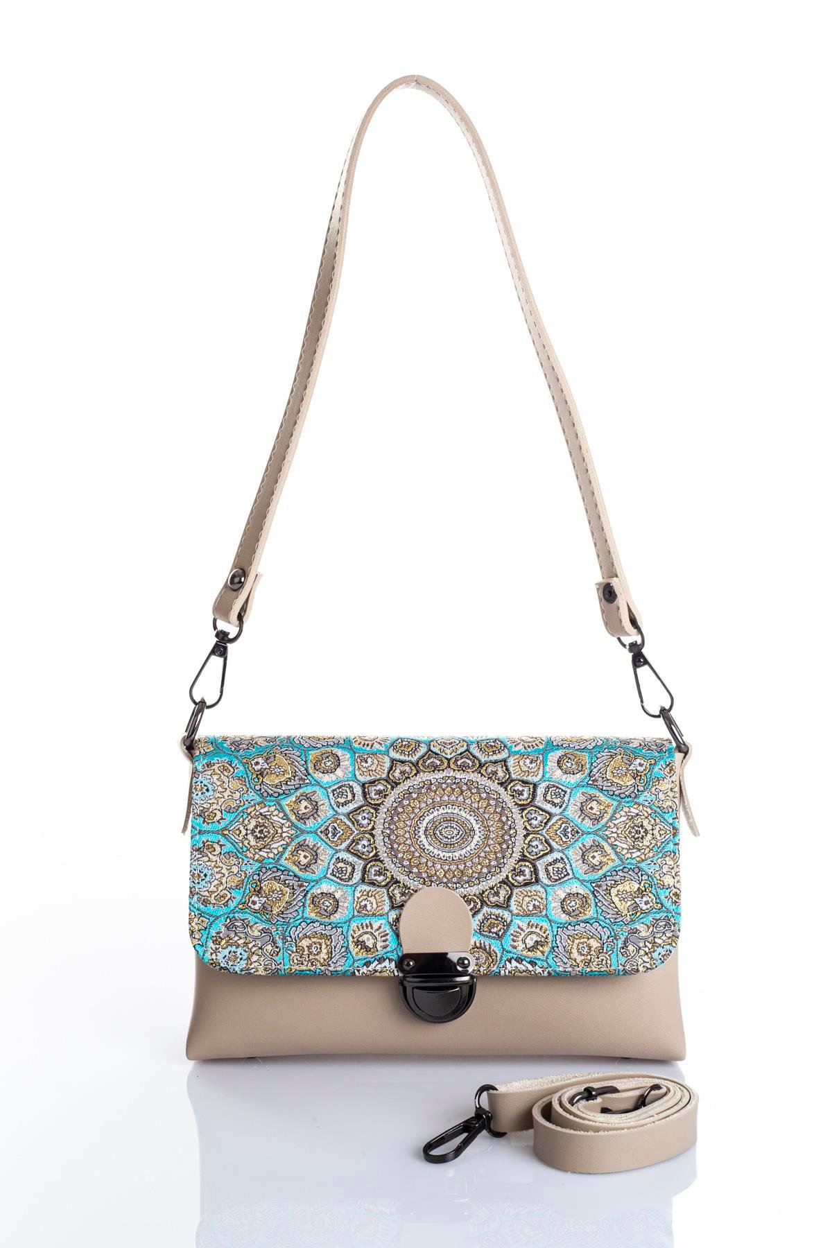 Mottif İstanbul  Otantik Dokuma  Kadın Omuz Çanta 1036.05