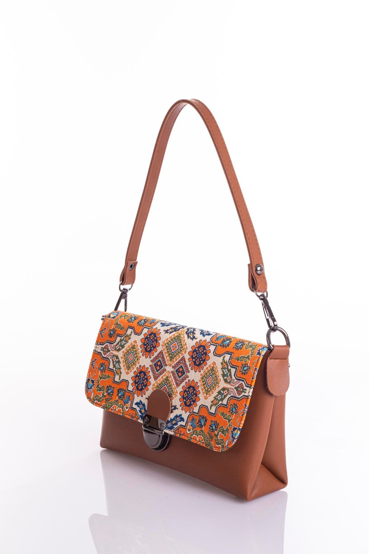 Mottif İstanbul  Otantik Dokuma  Kadın Omuz Çanta 1036.14