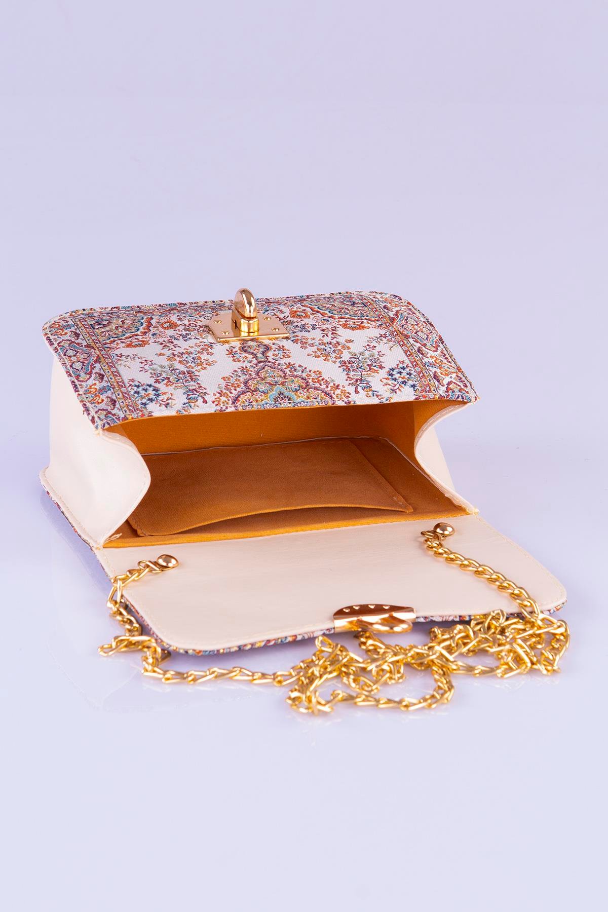 Mottif İstanbul  Otantik Dokuma  Kadın Omuz Çanta 1049.02