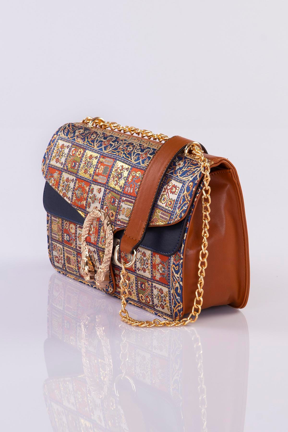 Mottif İstanbul  Otantik Dokuma Kadın Omuz Çanta 1021.22