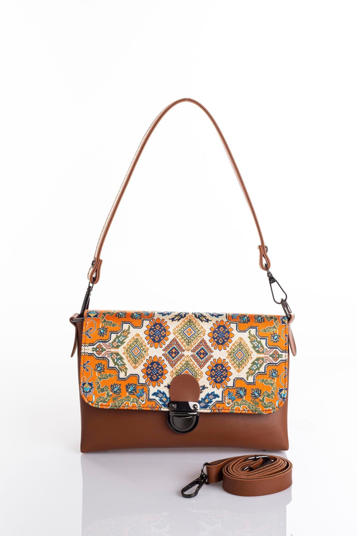 Mottif İstanbul  Otantik Dokuma  Kadın Omuz Çanta 1036.14