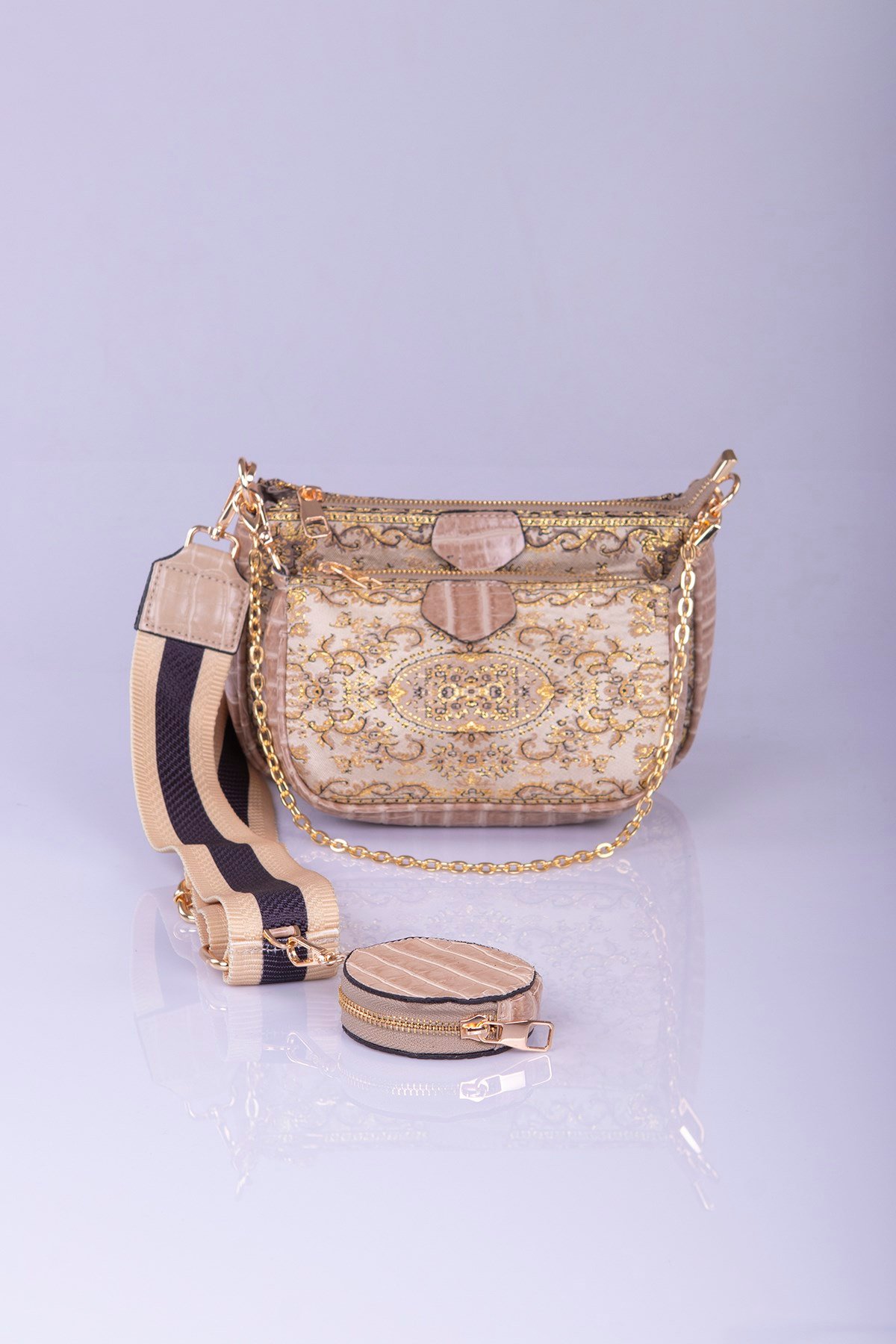 Mottif  İstanbul  Otantik Dokuma Kadın Omuz Çanta 1060.13