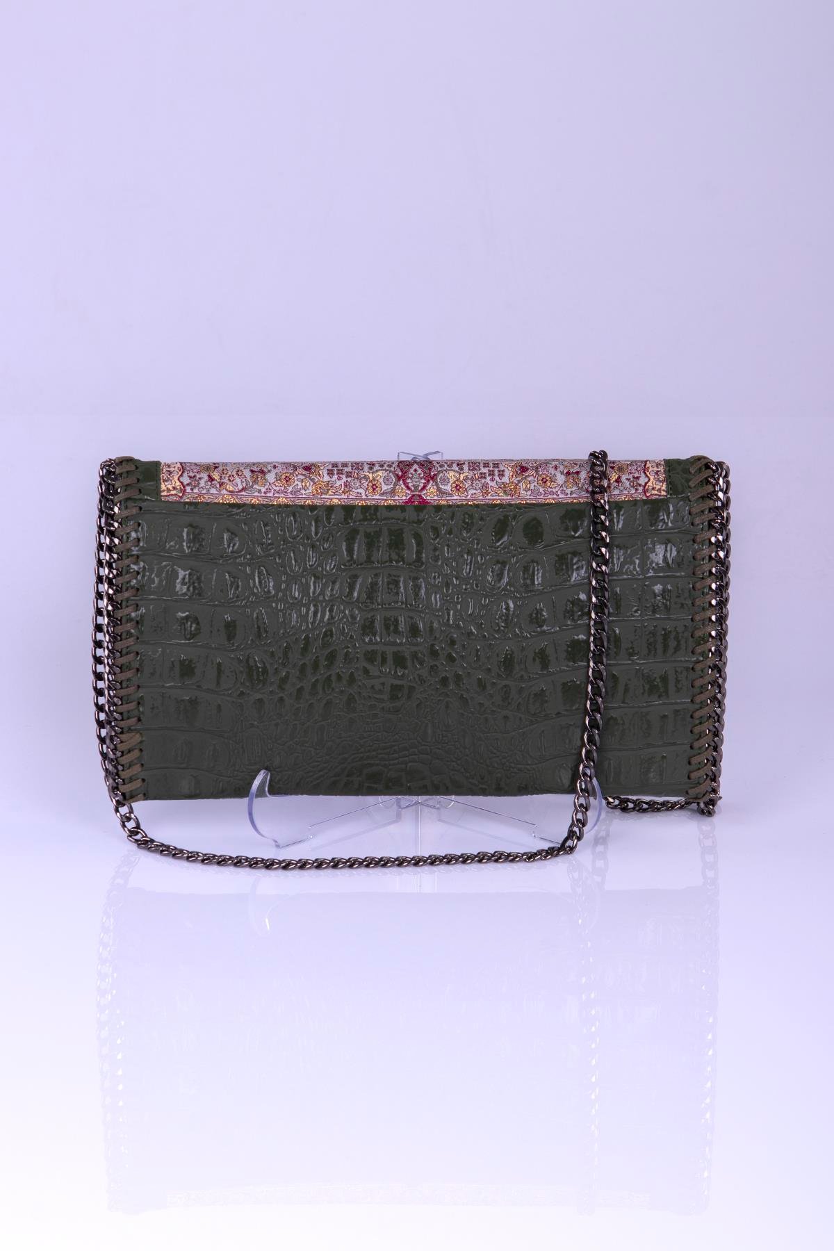 Mottif  İstanbul  Otantik Dokuma Kadın Portföy Clutch Çanta 1007.23