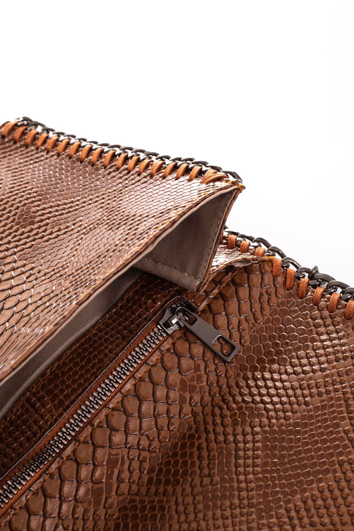 Mottif  İstanbul  Otantik Dokuma Kadın Portföy Clutch Çanta 1007.06