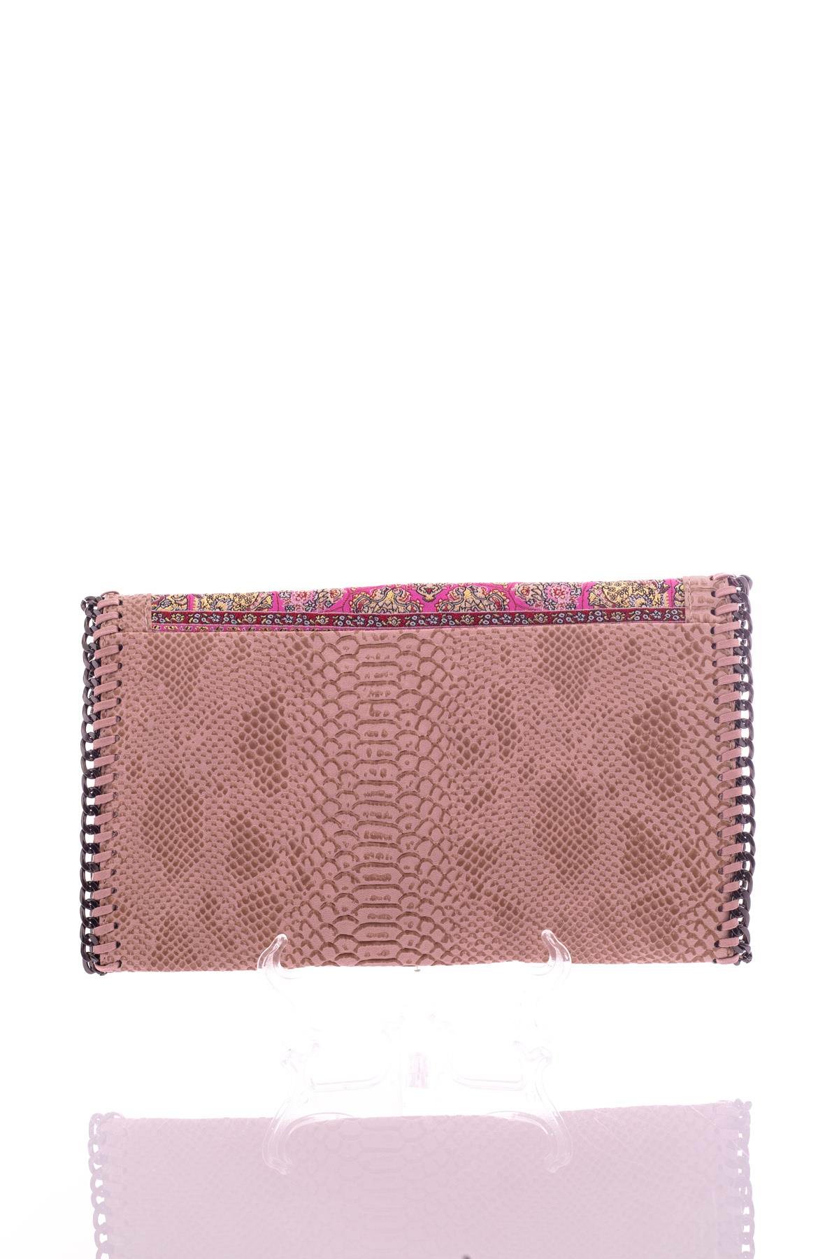 Mottif  İstanbul  Otantik Dokuma Kadın Portföy Clutch Çanta 1007.17