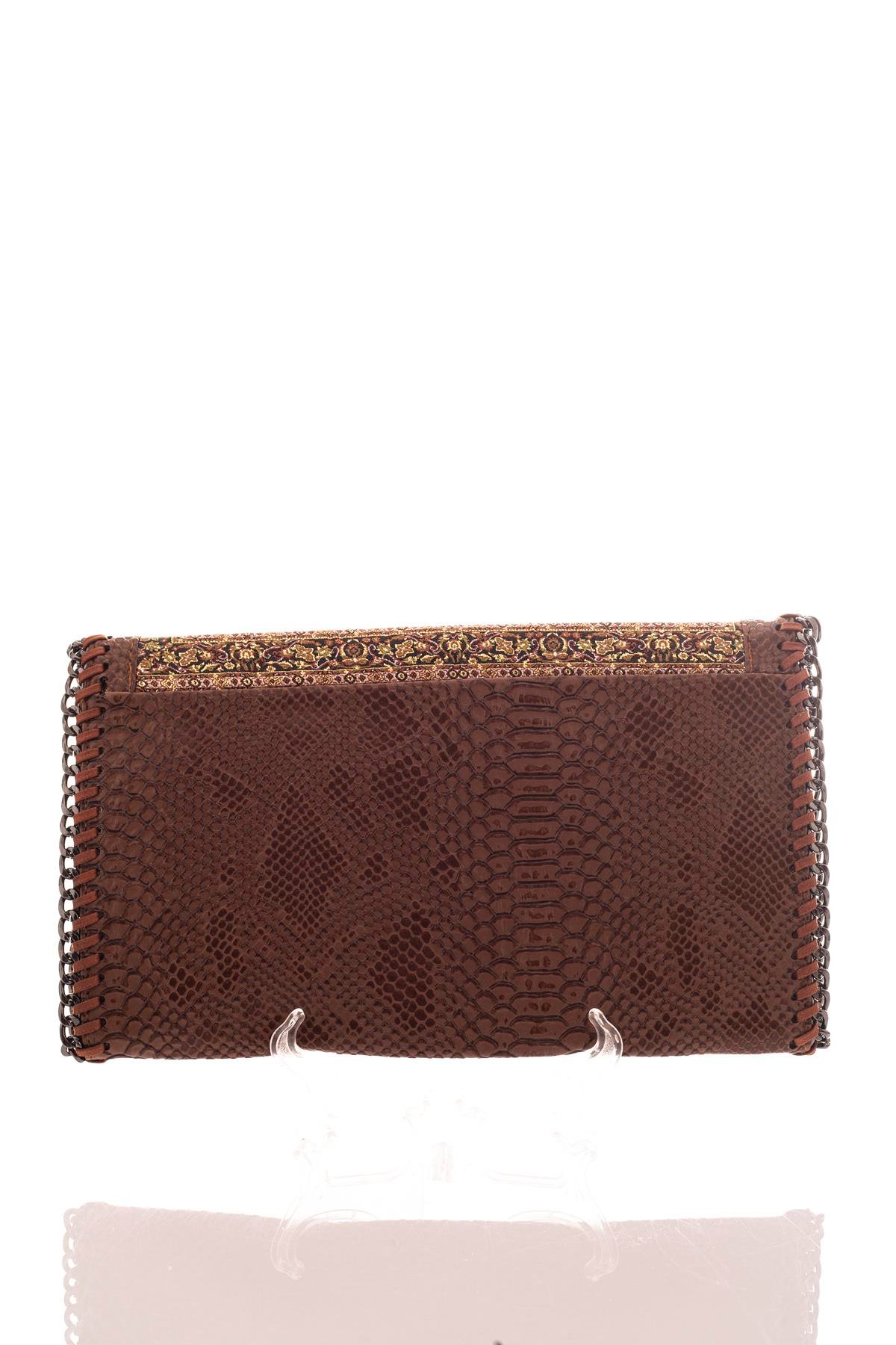 Mottif  İstanbul  Otantik Dokuma Kadın Portföy Clutch Çanta 1007.06