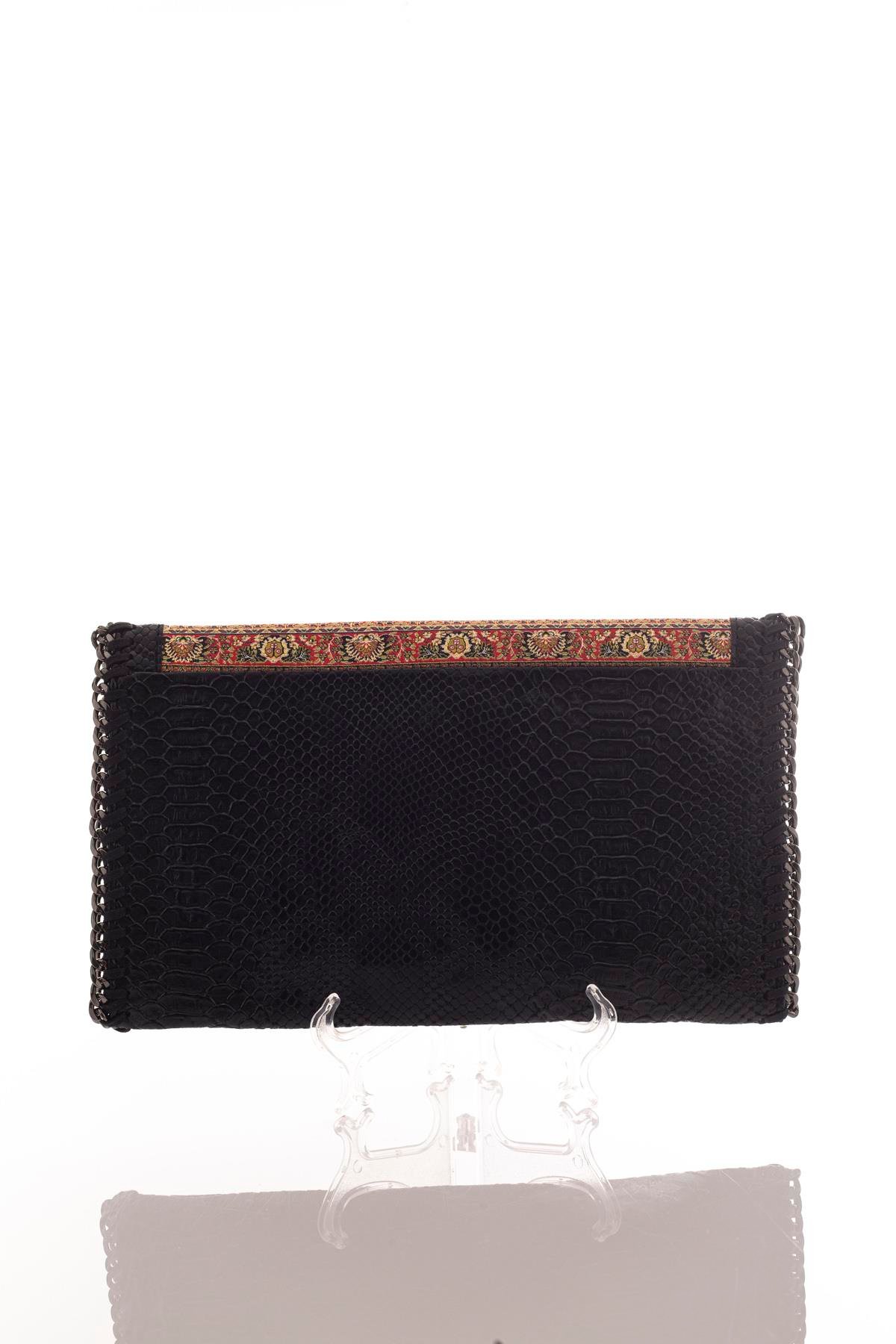 Mottif  İstanbul  Otantik Dokuma Kadın Portföy Clutch Çanta 1007.10