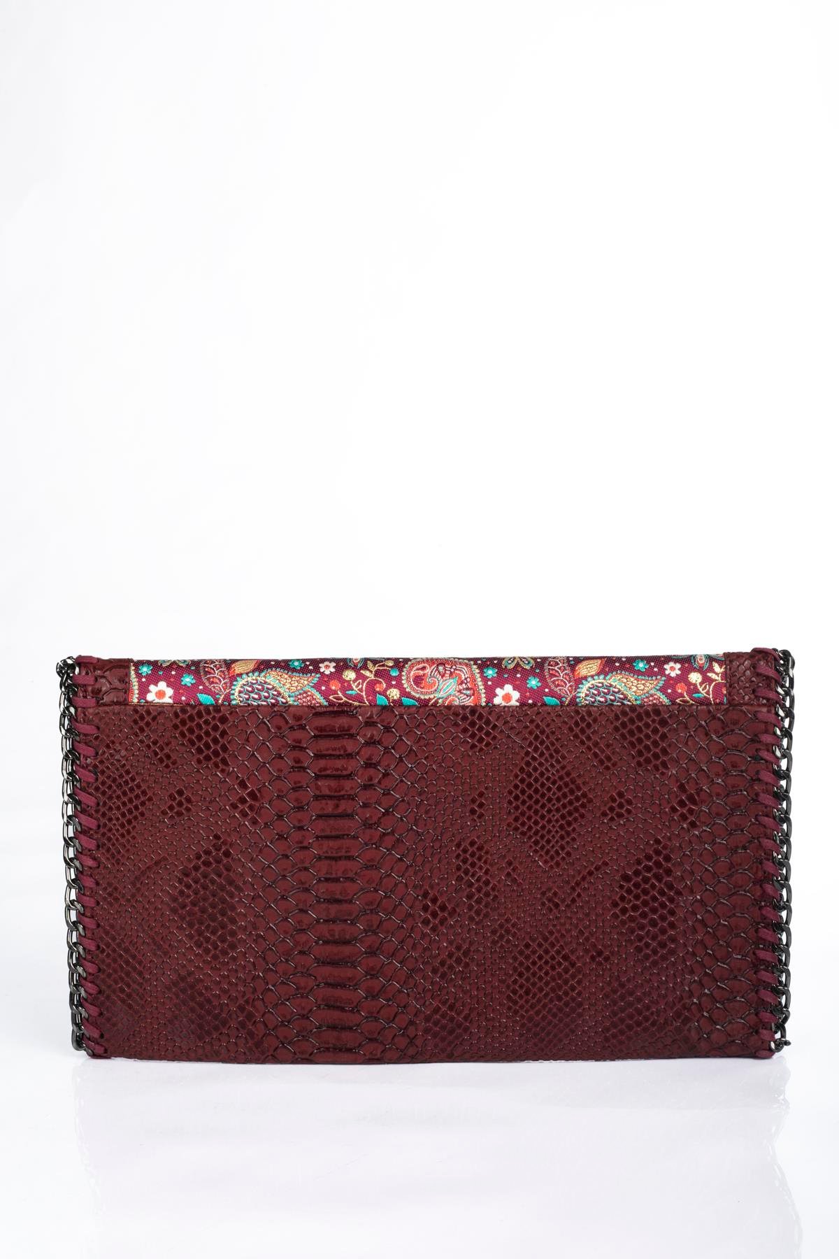 Mottif  İstanbul  Otantik Dokuma Kadın Portföy Clutch Çanta 1007.21