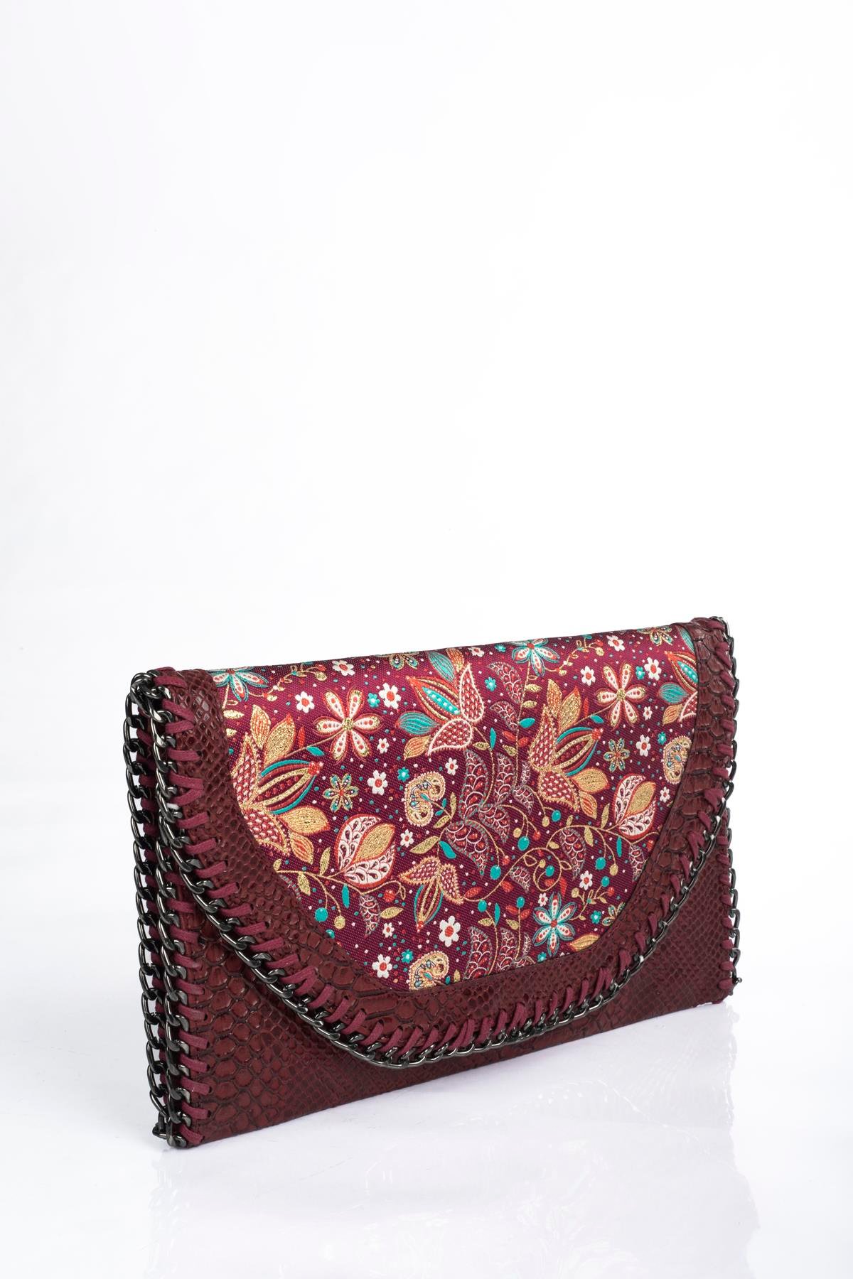 Mottif  İstanbul  Otantik Dokuma Kadın Portföy Clutch Çanta 1007.21