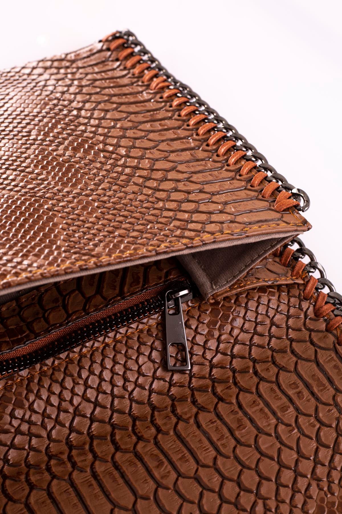 Mottif  İstanbul  Otantik Dokuma Kadın Portföy Clutch Çanta 1007.14