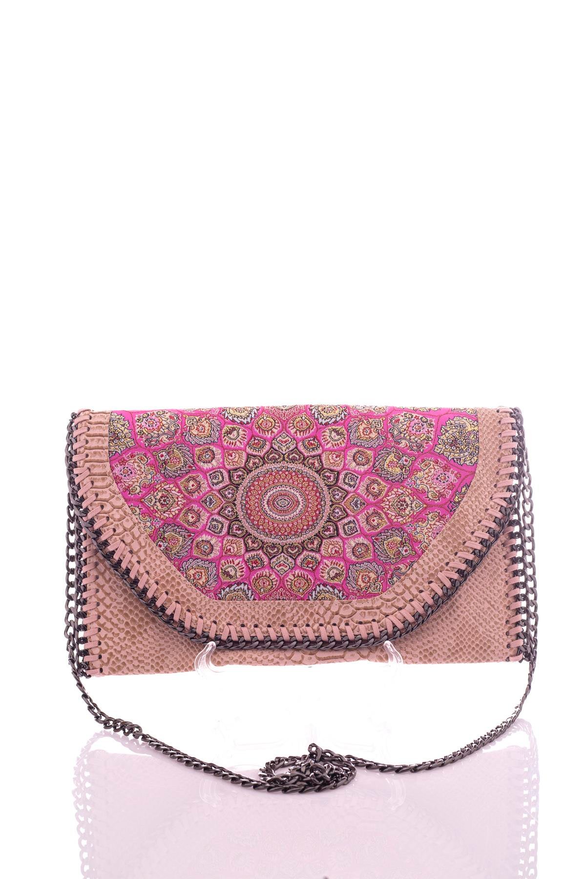 Mottif  İstanbul  Otantik Dokuma Kadın Portföy Clutch Çanta 1007.17