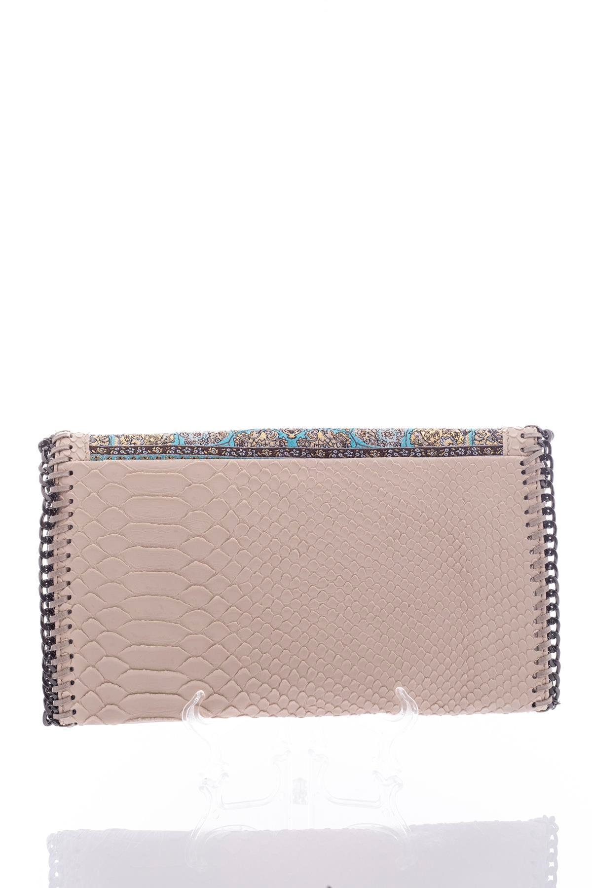 Mottif  İstanbul  Otantik Dokuma Kadın Portföy Clutch Çanta 1007.05