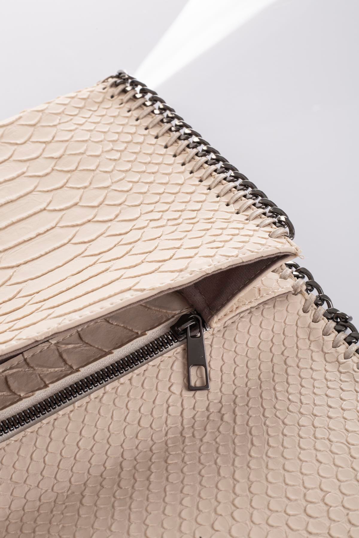 Mottif  İstanbul  Otantik Dokuma Kadın Portföy Clutch Çanta 1007.03