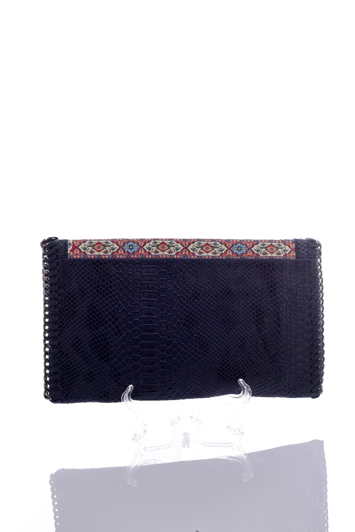 Mottif  İstanbul  Otantik Dokuma Kadın Portföy Clutch Çanta 1007.08