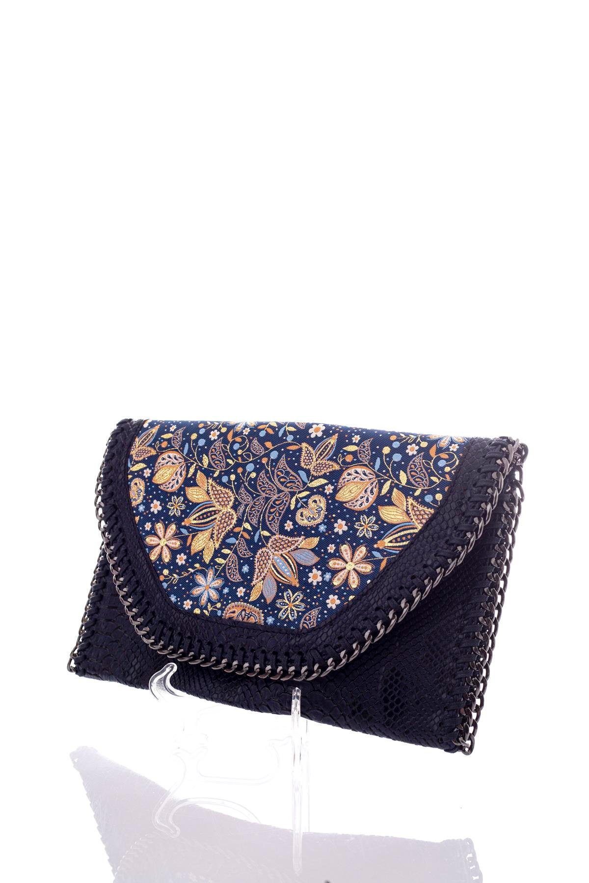 Mottif  İstanbul  Otantik Dokuma Kadın Portföy Clutch Çanta 1007.19