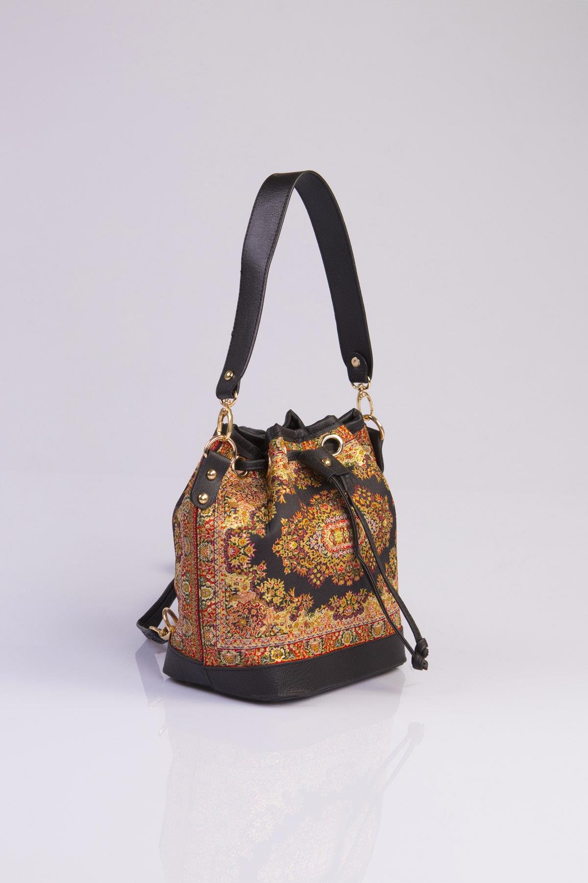 Mottif  İstanbul  Otantik Dokuma Kadın Sırt Çanta 1056.10