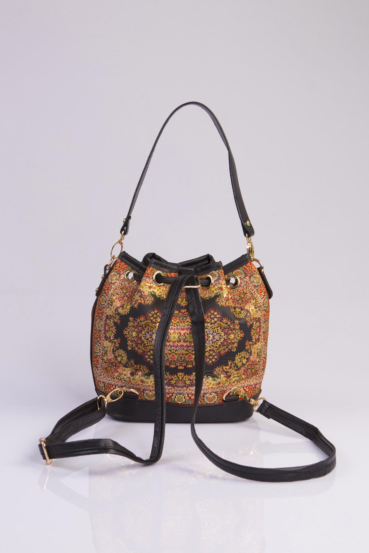 Mottif  İstanbul  Otantik Dokuma Kadın Sırt Çanta 1056.10