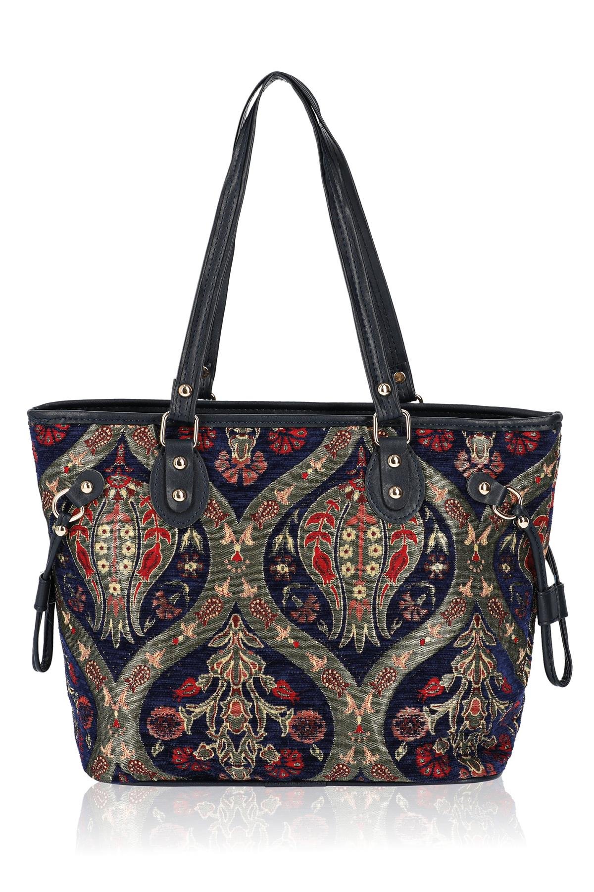 Dokuma Şönil Otantik Kadın Omuz Çanta