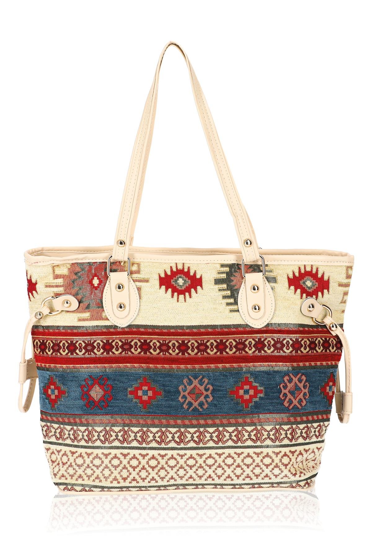 Dokuma Şönil Otantik Kadın Omuz Çanta