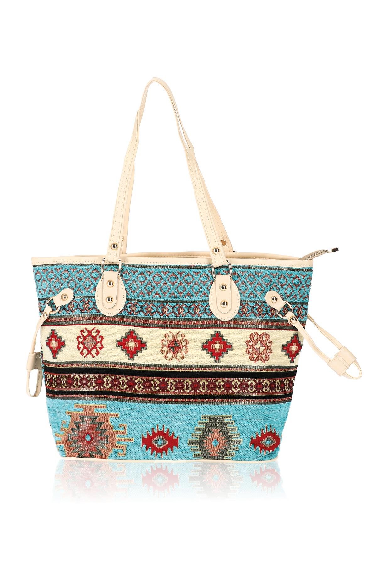 Dokuma Şönil Otantik Kadın Omuz Çanta