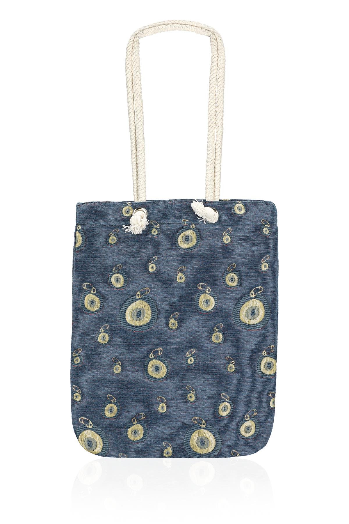 Omuz Çanta Kadın Çanta Motif İstanbul Otantik Şönil Heybe Çanta