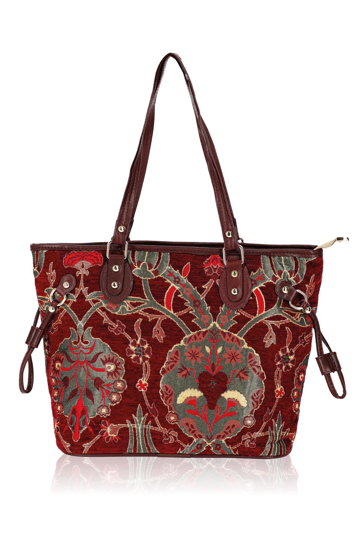 Dokuma Şönil Otantik Kadın Omuz Çanta