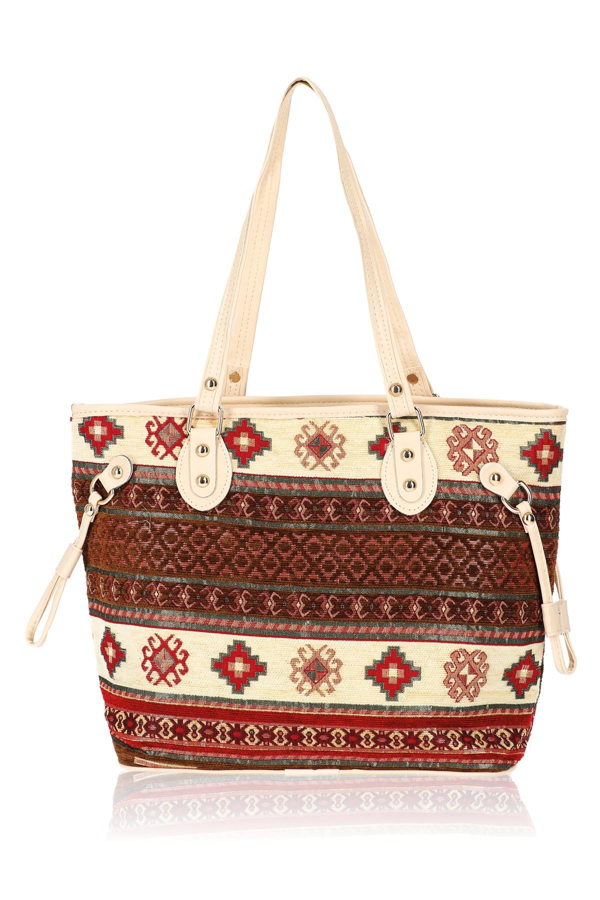 Dokuma Şönil Otantik Kadın Omuz Çanta