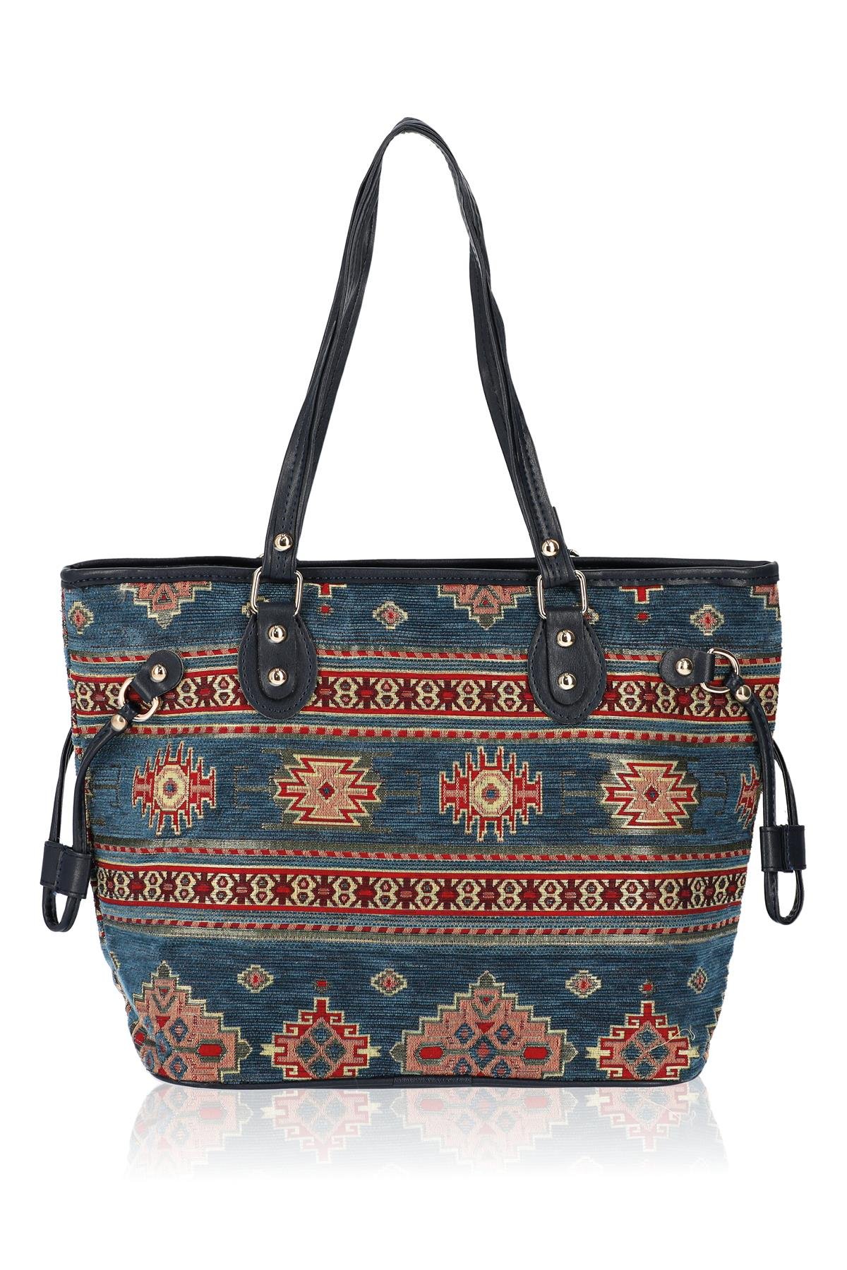 Dokuma Şönil Otantik Kadın Omuz Çanta