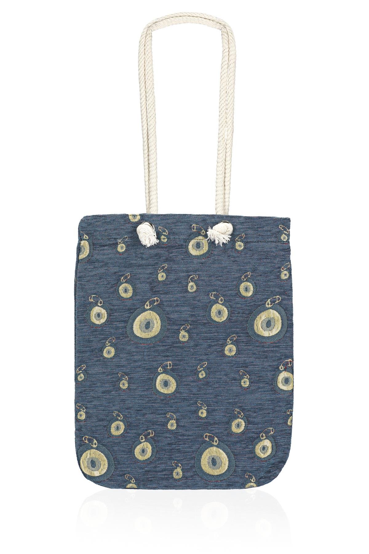 Omuz Çanta Kadın Çanta Motif İstanbul Otantik Şönil Heybe Çanta